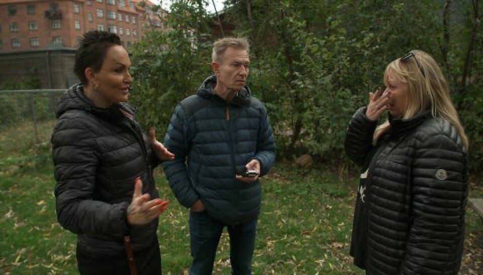Didde kan ikke holde tårerne tilbage, når snakken falder på deres voldsomme forhistorie (Foto: TV3)