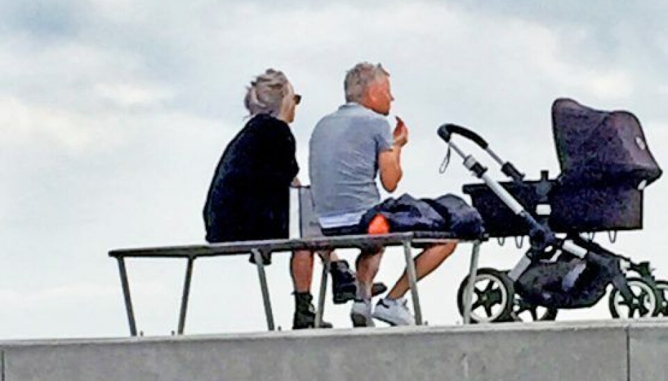 Bubber og Signe Rossing danner nu par og fik sidste år lille Alfred. - Verdens skønneste baby. Man kan ikke lade være med at kigge på ham, lød det fra den glade far (Foto: Kenth G. Madsen)