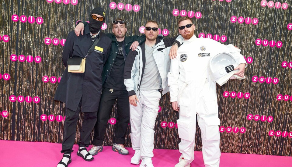 Nicholas Westwood Kidd, August Fenger Janson, Oliver Gammelgaard NIelsen, Christian Kroman Andersen. (Foto: Janus Nielsen)