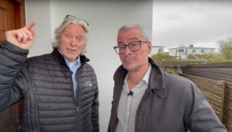 Kunstprojektet om Forskeren er et samarbejde mellem den danske DNA-stjerneforsker Eske Willerslev samt provokunstneren Kristian von Hornsleth. (Foto: PR)