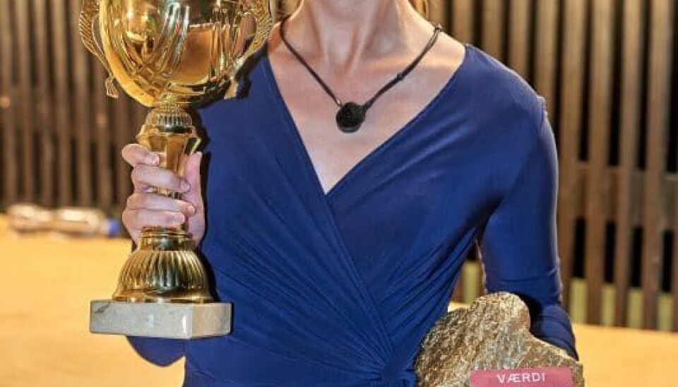 Sinan, Jasmin, Lucas, Klaudia, Patrick og Jonas stemte på Léa som årets personlighed. (Foto: Janus Nielsen.)