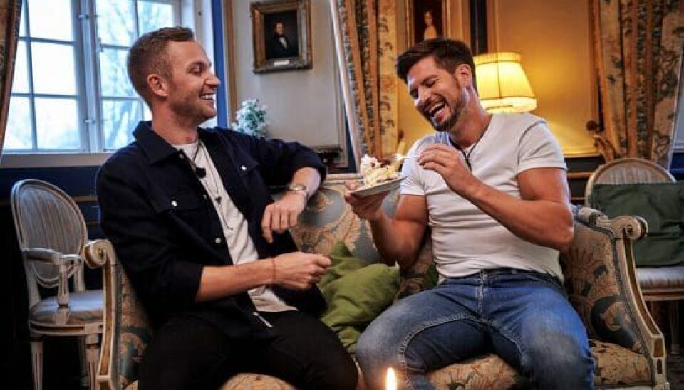 Mikkel er i program 2 på alenedate med 'Prince Charming' Jonas, og han synes allerede, at der er en god kemi mellem de to (Foto: Krestine Havemann)
