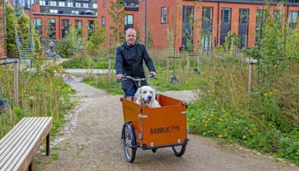 2021.10.11 Lasse Spangenberg med sin hund, Jensen