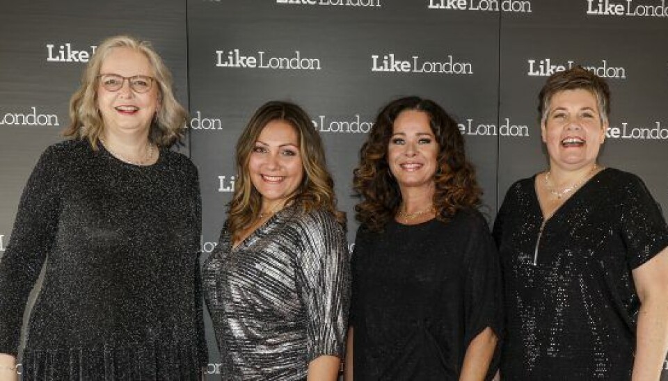 'LikeLondon Fruerne'
Maria Theresia Low Treschow-Kühl
Christina Siguenza
Tina Elhauge
Lene Østerby