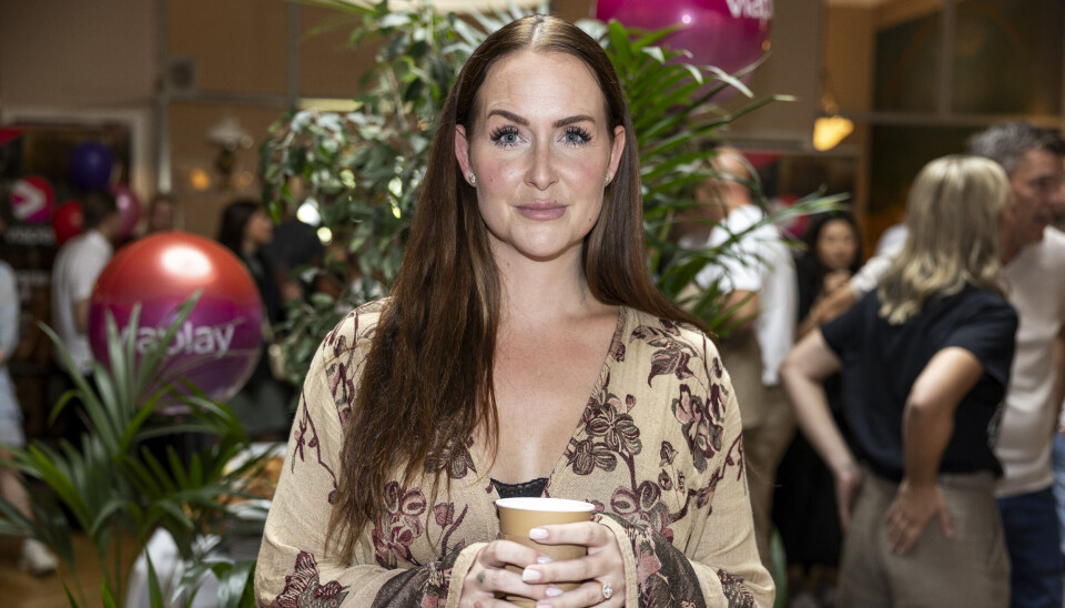 Stephanie 'Geggo' Salvarli til Viaplays pressemøde.