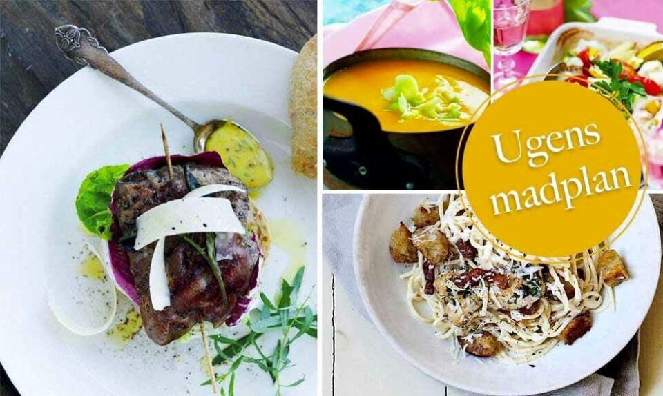Madplan til hele ugen