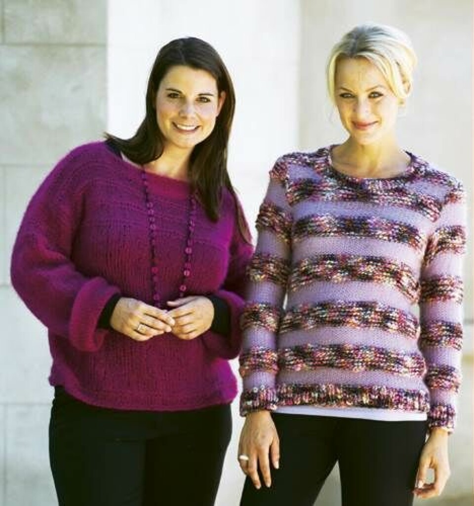 Nemme bluser med striber og riller fra Hjemmet