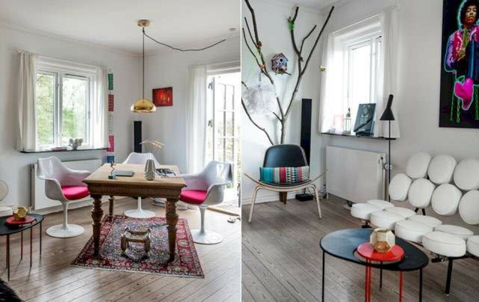 Bolig: Kunst, farver og modigt stilmiks