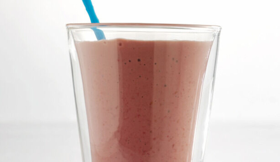 Opskrift på hindbærsmoothie