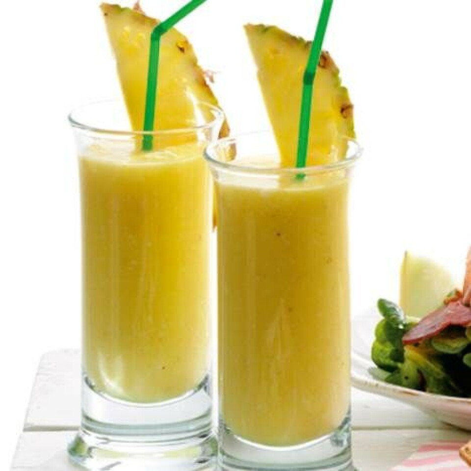 Smoothie med ananas og mango