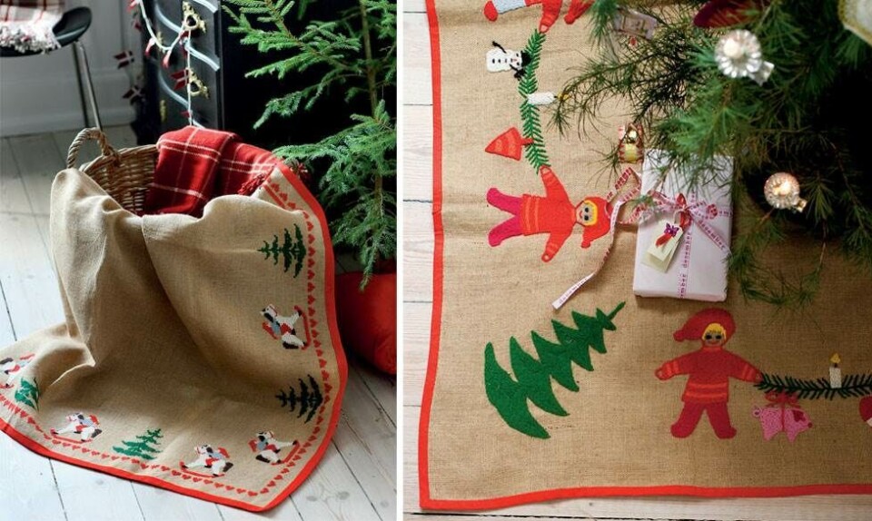 Juletræstæppe
