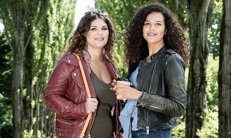 Lea Raymond og Mariam Hassanain