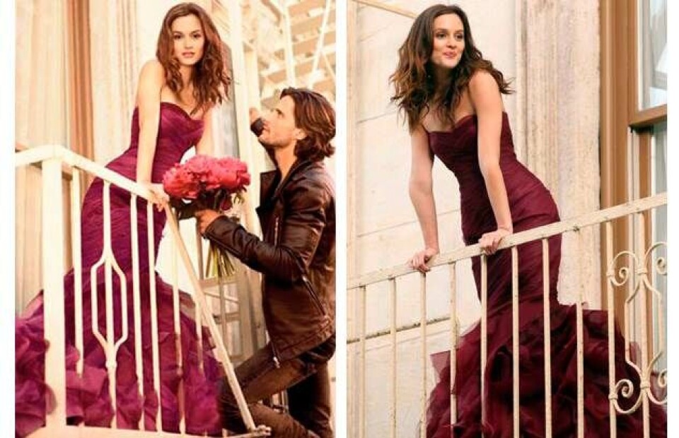 Leighton Meester i romantisk Vera Wang-kampagne