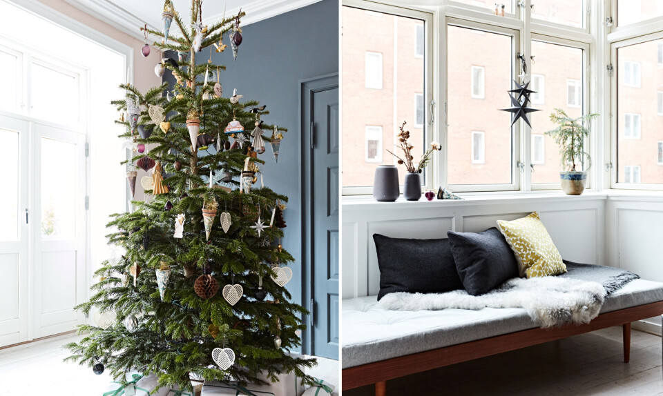 Minimalistisk og smuk juleoppyntning