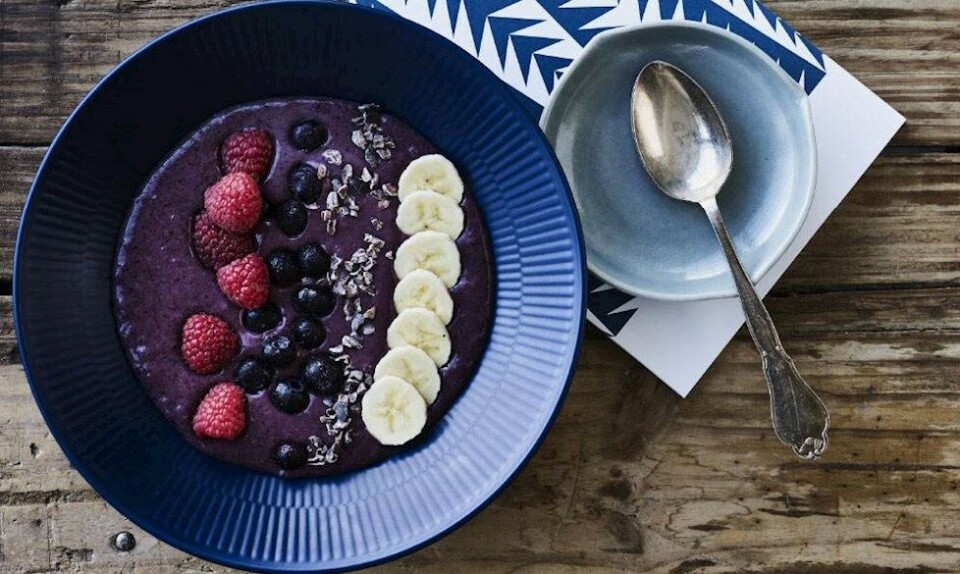 Smoothiebowl berry banana