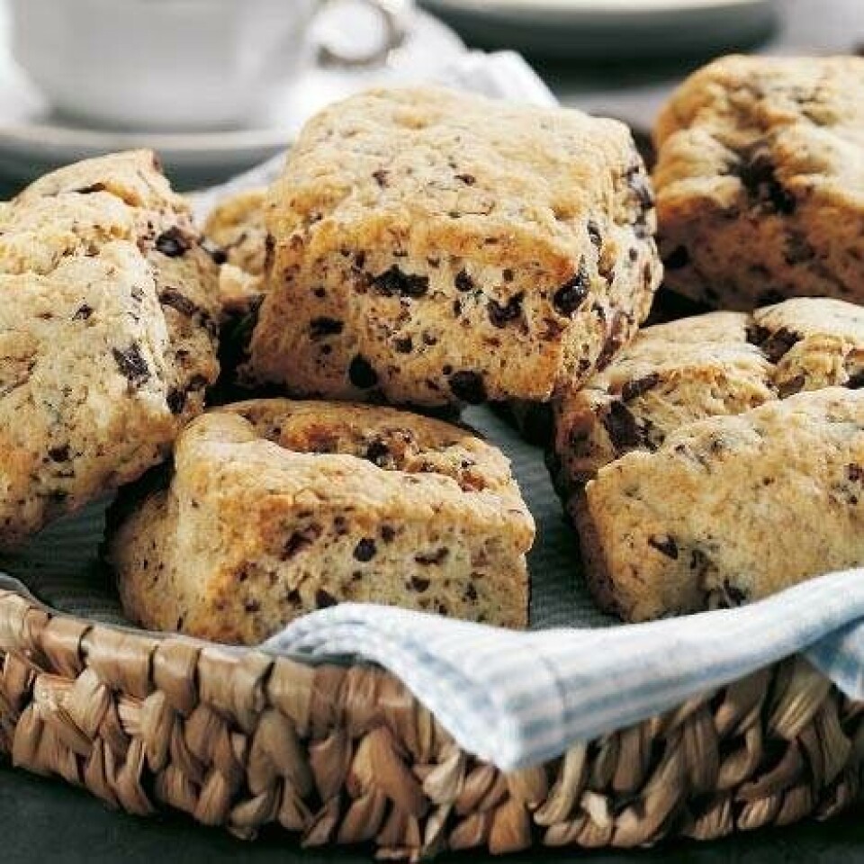 Chokoladescones