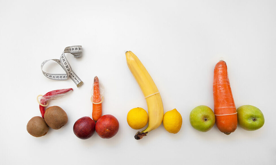 Fruit formed as penises