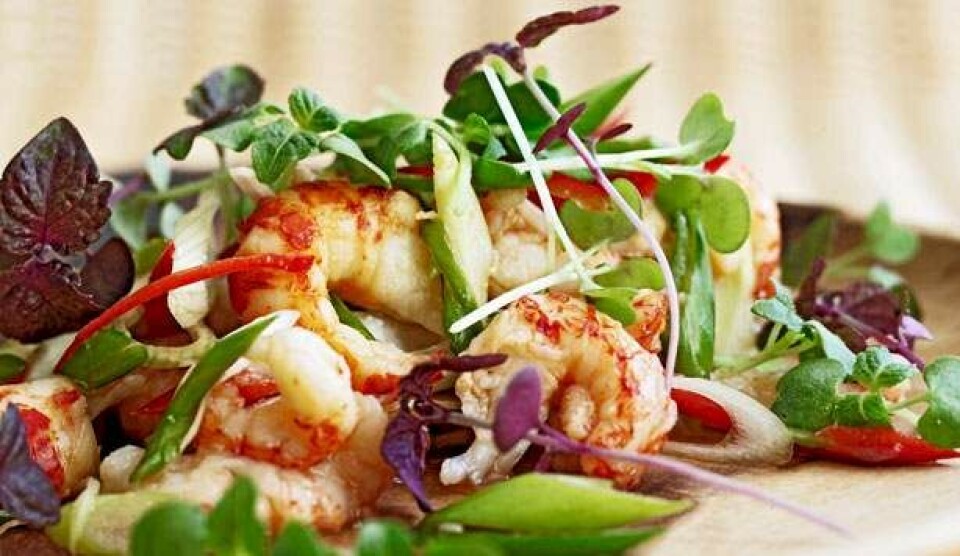 Opskrift på asiatisk krebsesalat