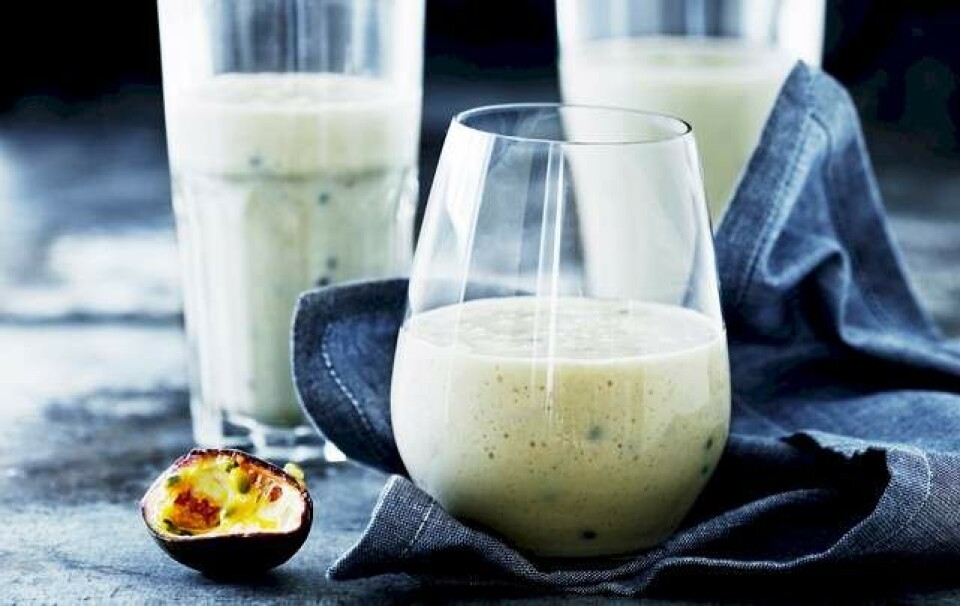 Opskrift på banan-passion-smoothie