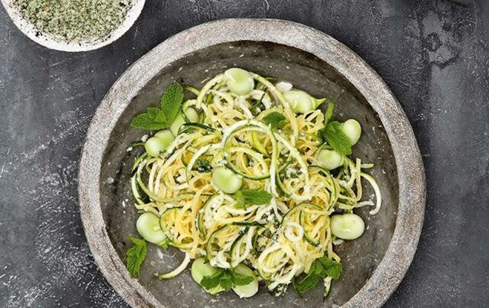 spaghetti med krydderurter