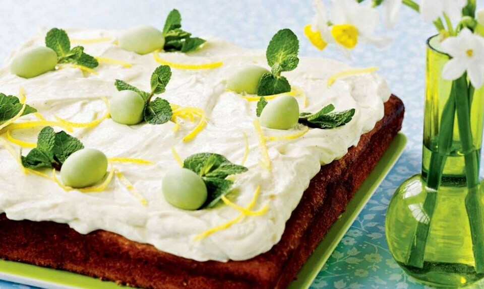 Citronkage med mascarpone