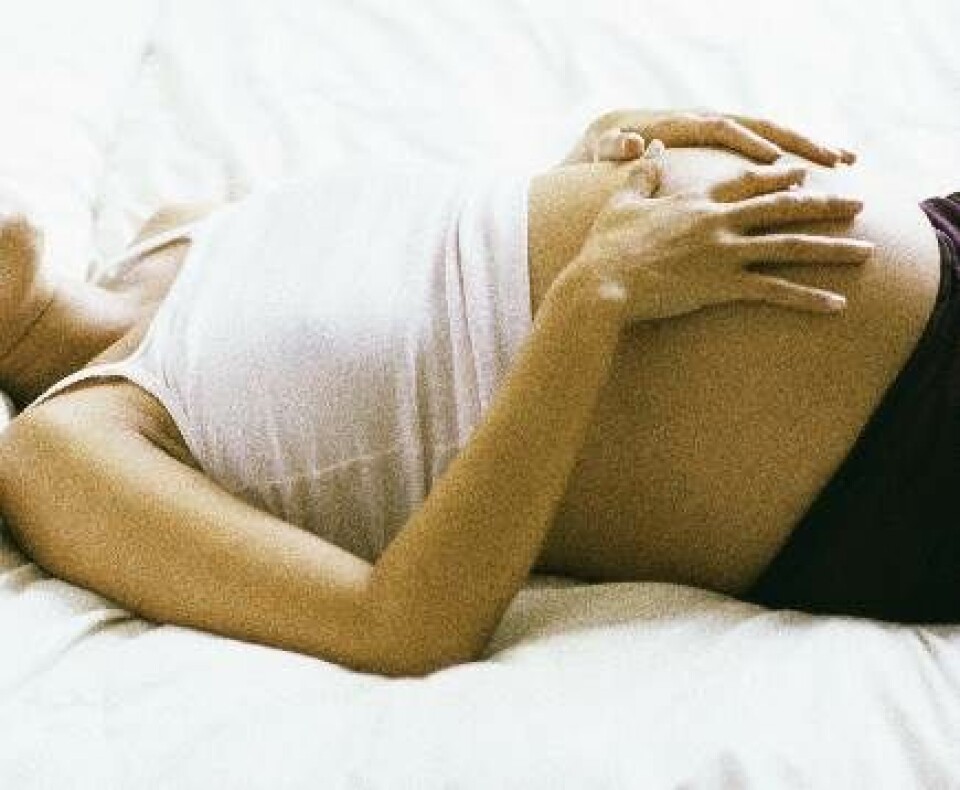 Jeg har mærket babys hoved