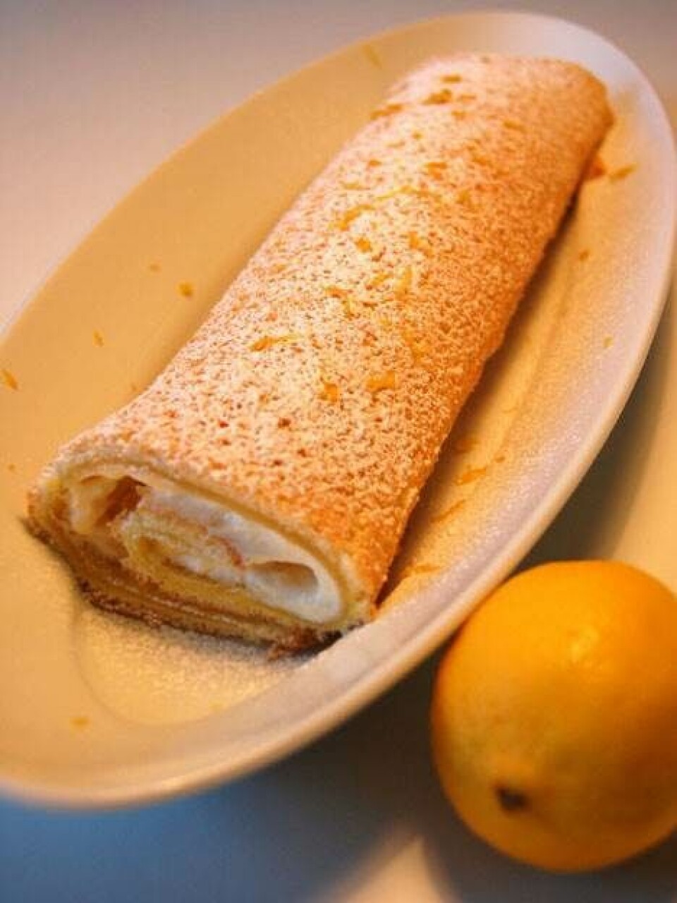 Citronroulade fra Hjemmet