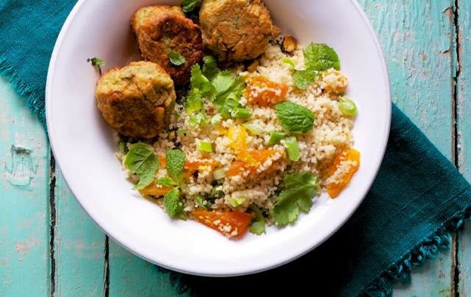 Tabbouleh med falafler