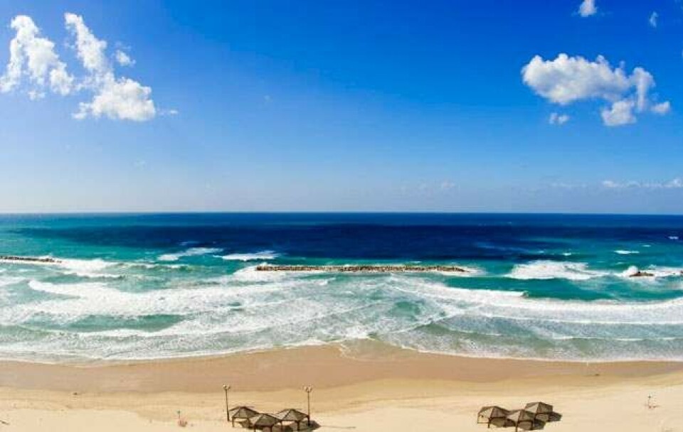Strand i Tel Aviv