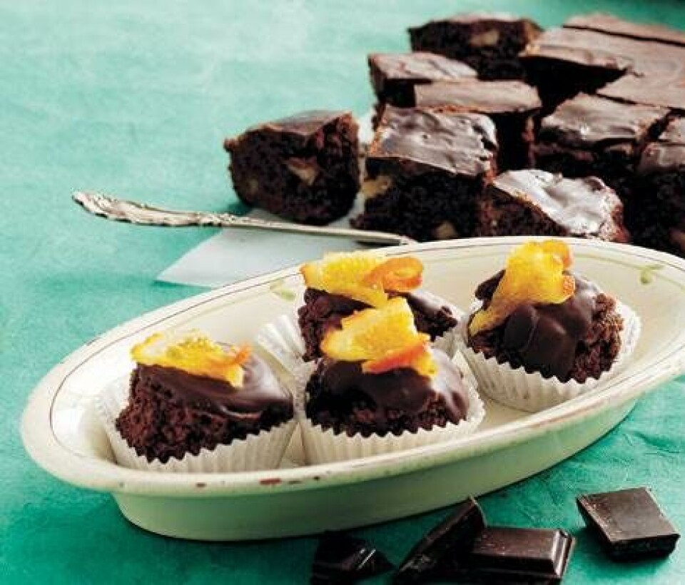 Små chokoladekager