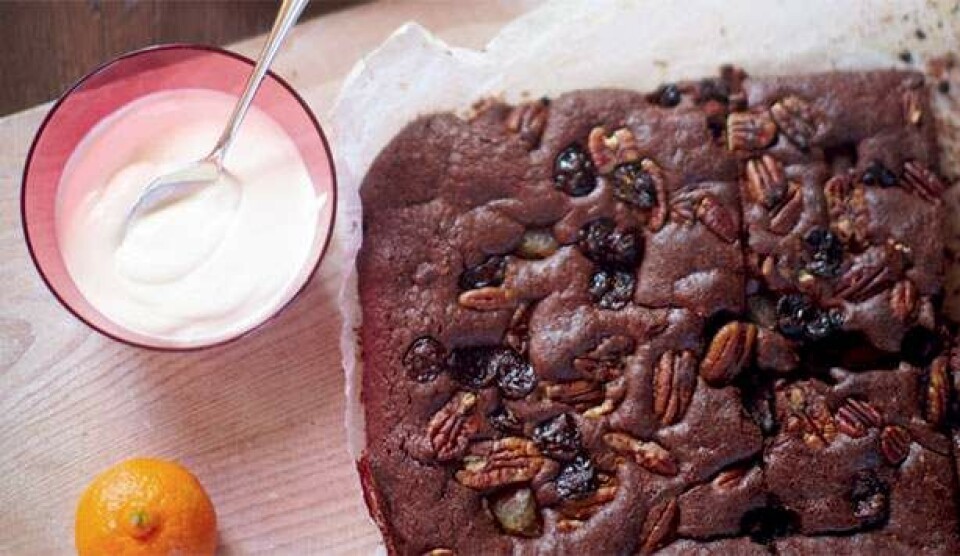 Jamie Olivers brownie opskrift