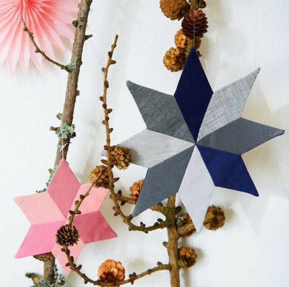 Julepatchwork: Flot stjerneophæng fra Hendes Verden