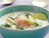 Aspargessuppe med lime og rejer
