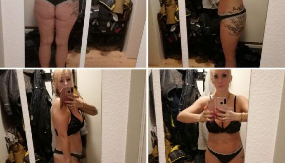 Næsten 50 kilo lettere