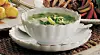 Hanesuppe med forårsgrønt