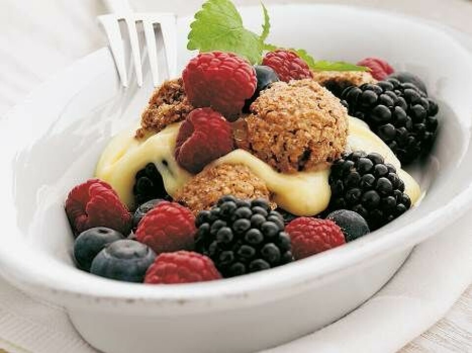 Trifli med balsamicocreme