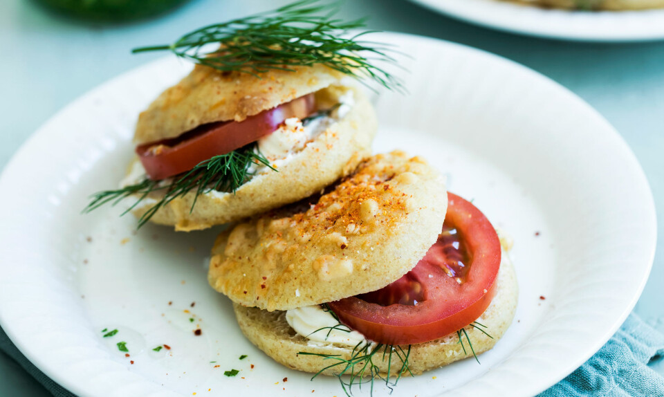 Små focaccia med dild-olie