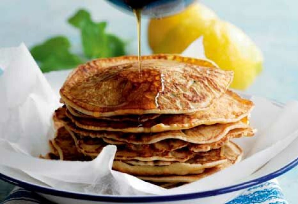 Små tykke courgettepandekager