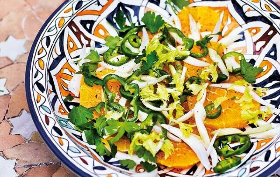 spansk Appelsinsalat