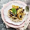 Risotto med champignon og æbler