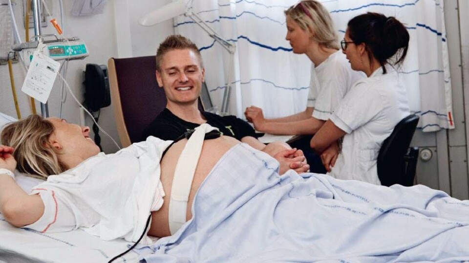 Med jordemødre på fødegangen