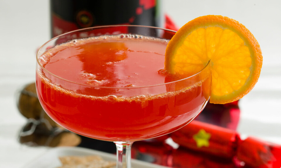 Appelsin-Campari champagnecocktail