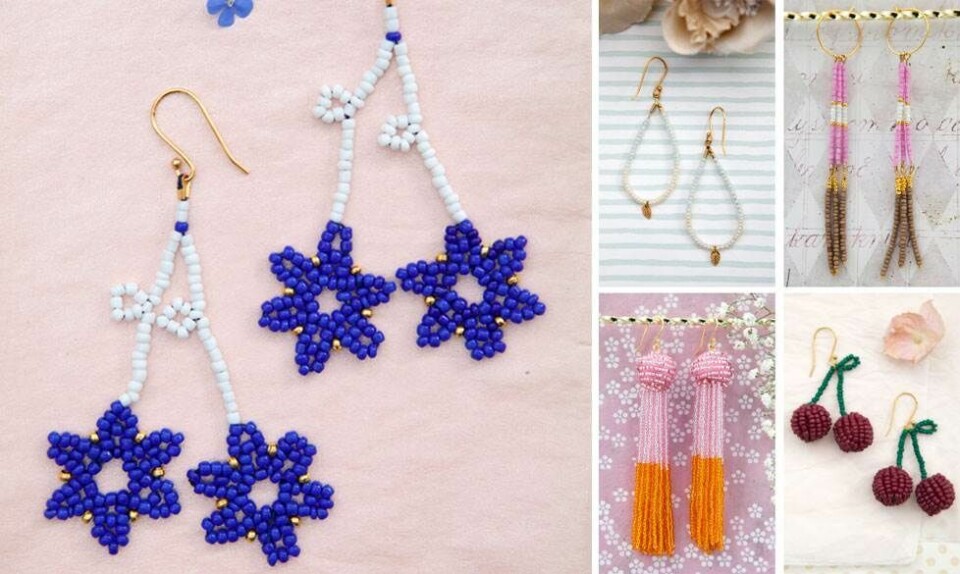 Smykker øreringe perler