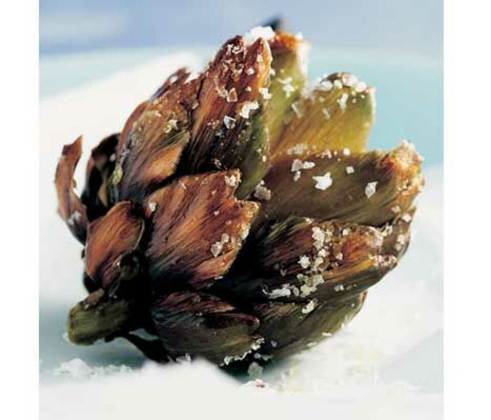 SALTGRILLEDE ARTISKOKKER FRA SICILIEN