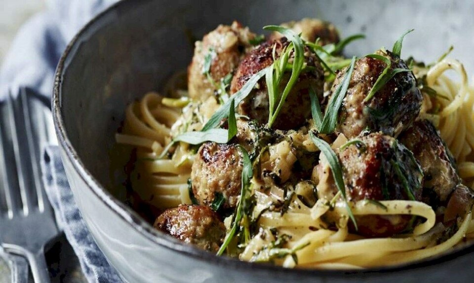 Spaghetti med kødboller slår aldrig fejl