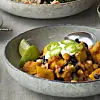 Græskarchili med bønner og kikærter
