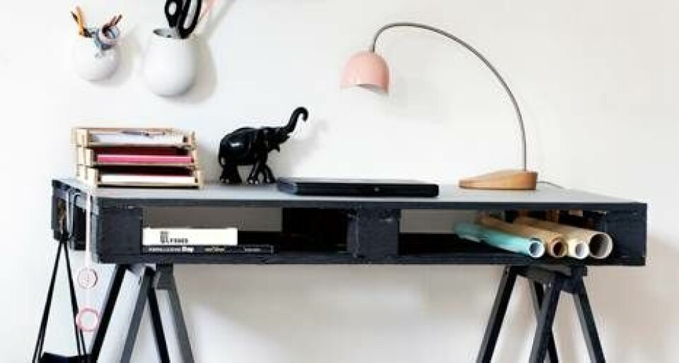 Cool hjemmelavet skrivebord