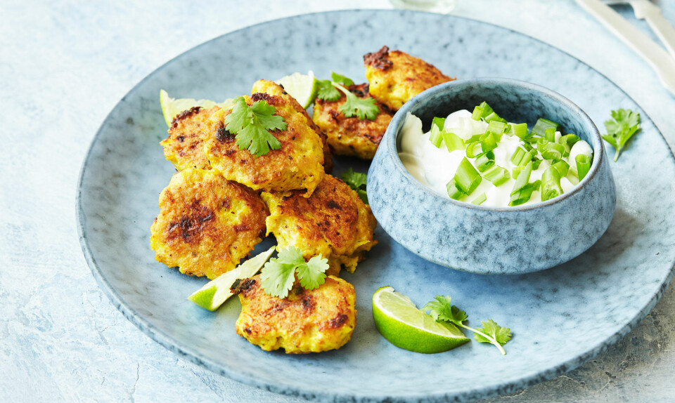 Indiske frikadeller med raita