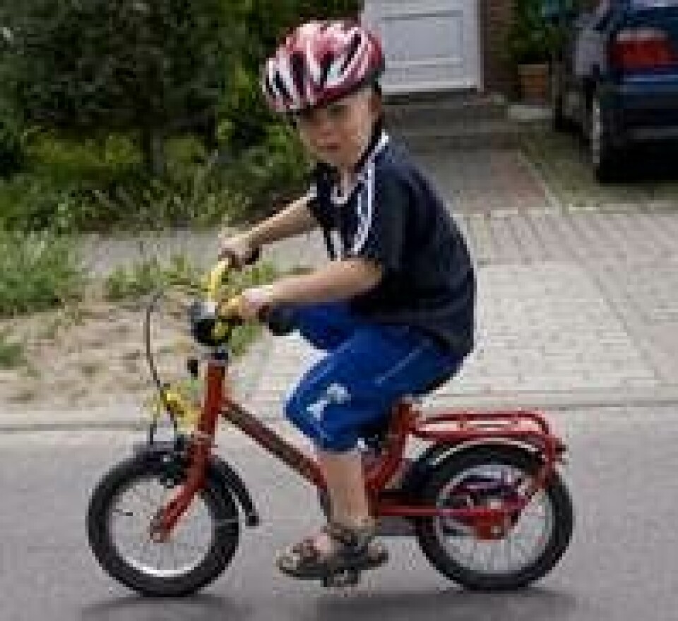 Se, jeg cykler selv