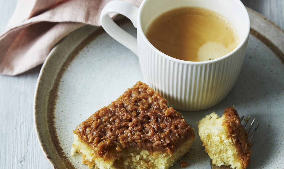 Drømmekage med karamelchokolade